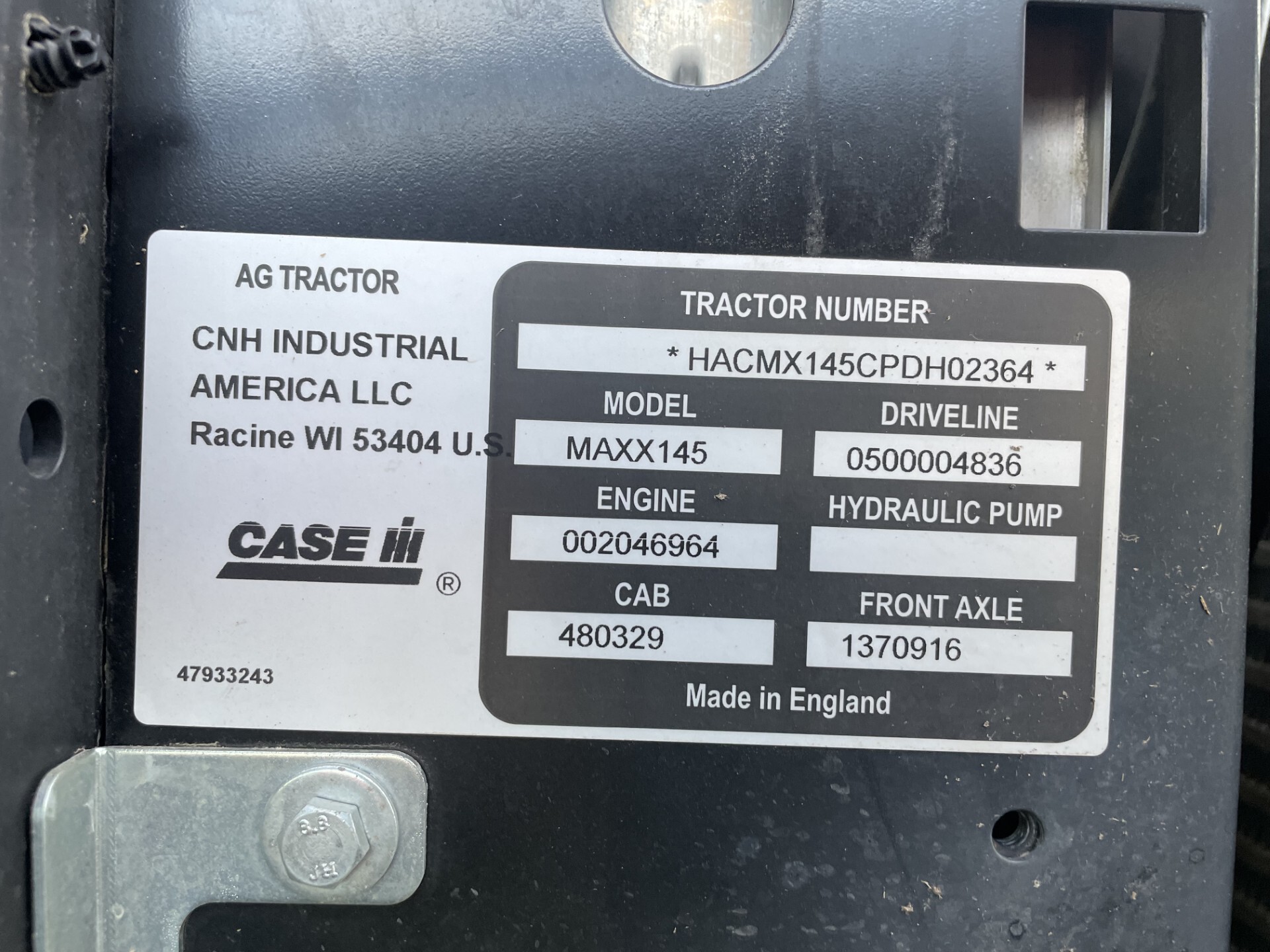 2024 Case IH Maxxum 145 T4B Image 31