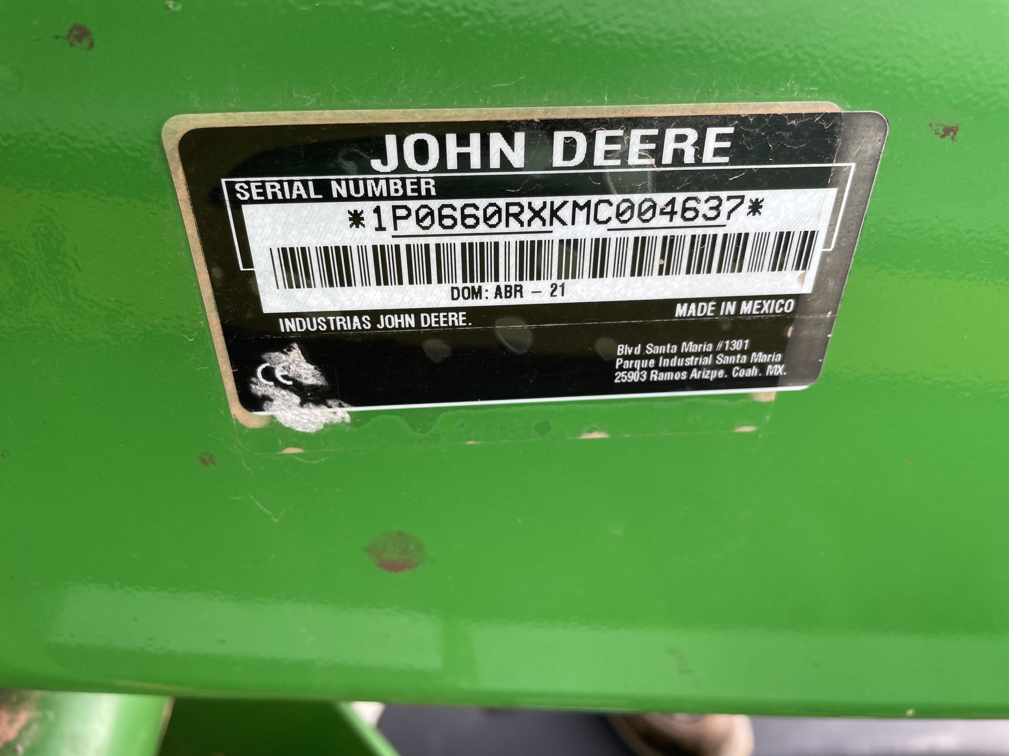 2021 John Deere 6175R Image 2