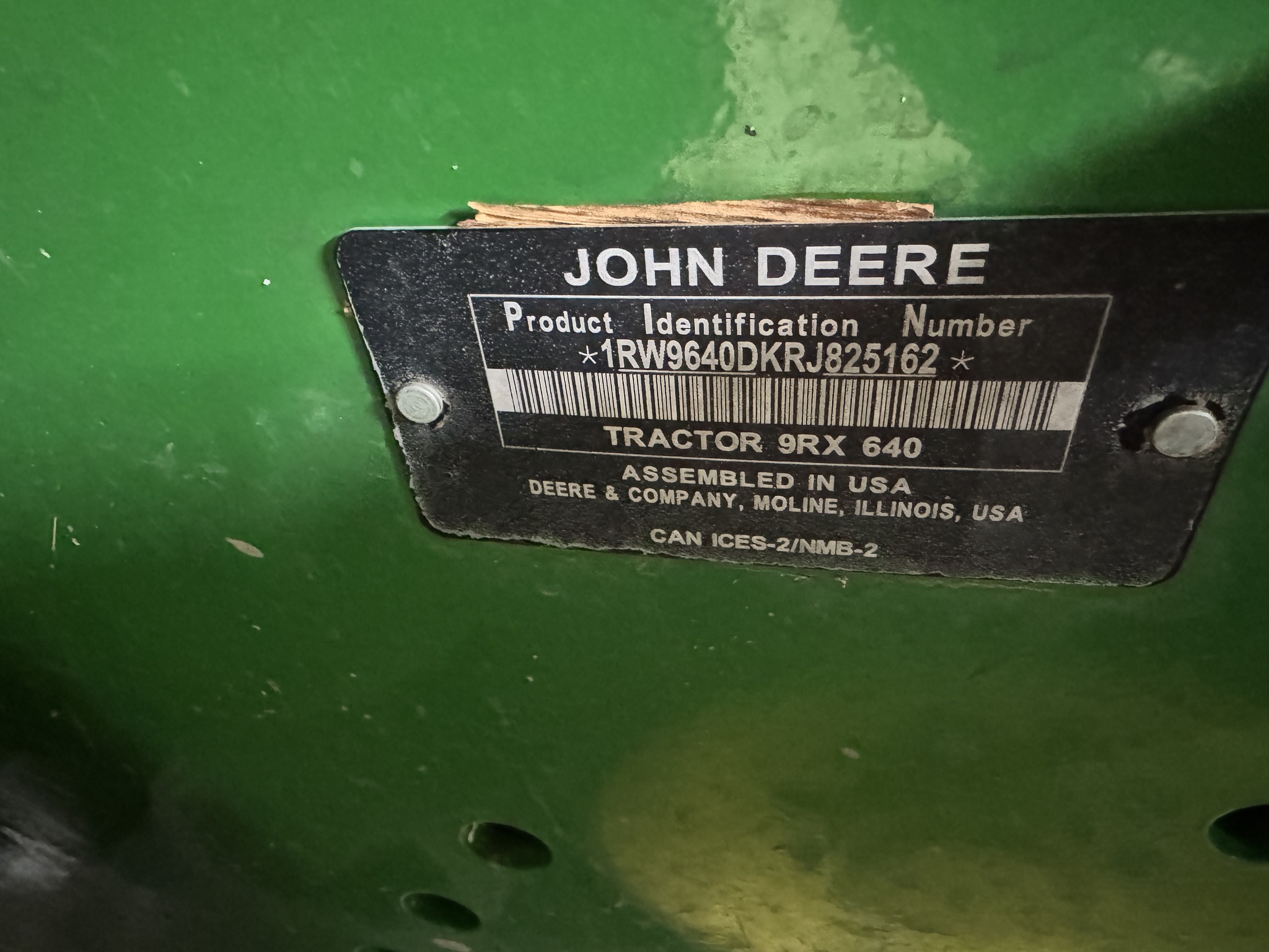 2024 John Deere 9RX 640 Image 2