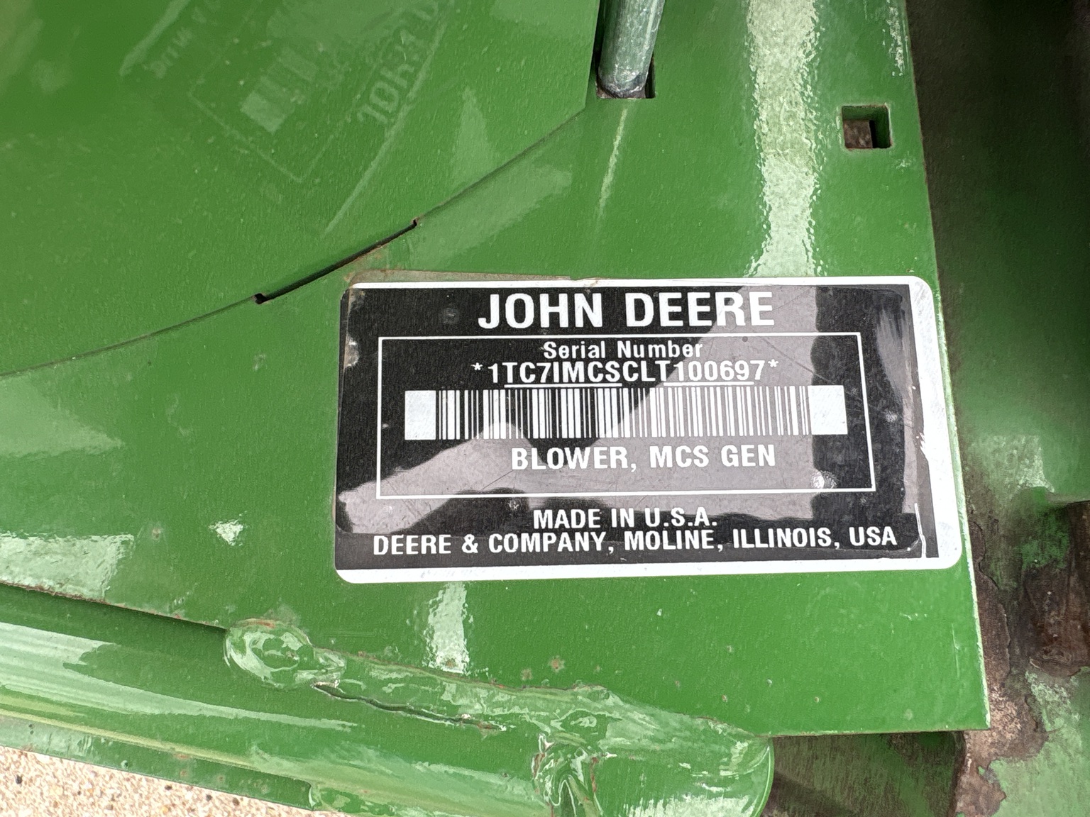  2022 John Deere Z997R w/MCS Bagger at Heritage Tractor in Geneseo, IL