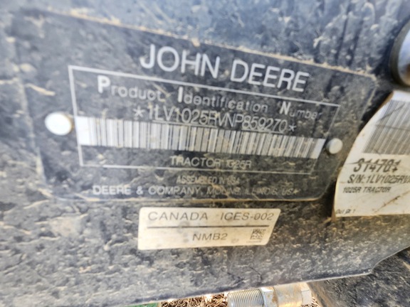 2022 John Deere 1025R