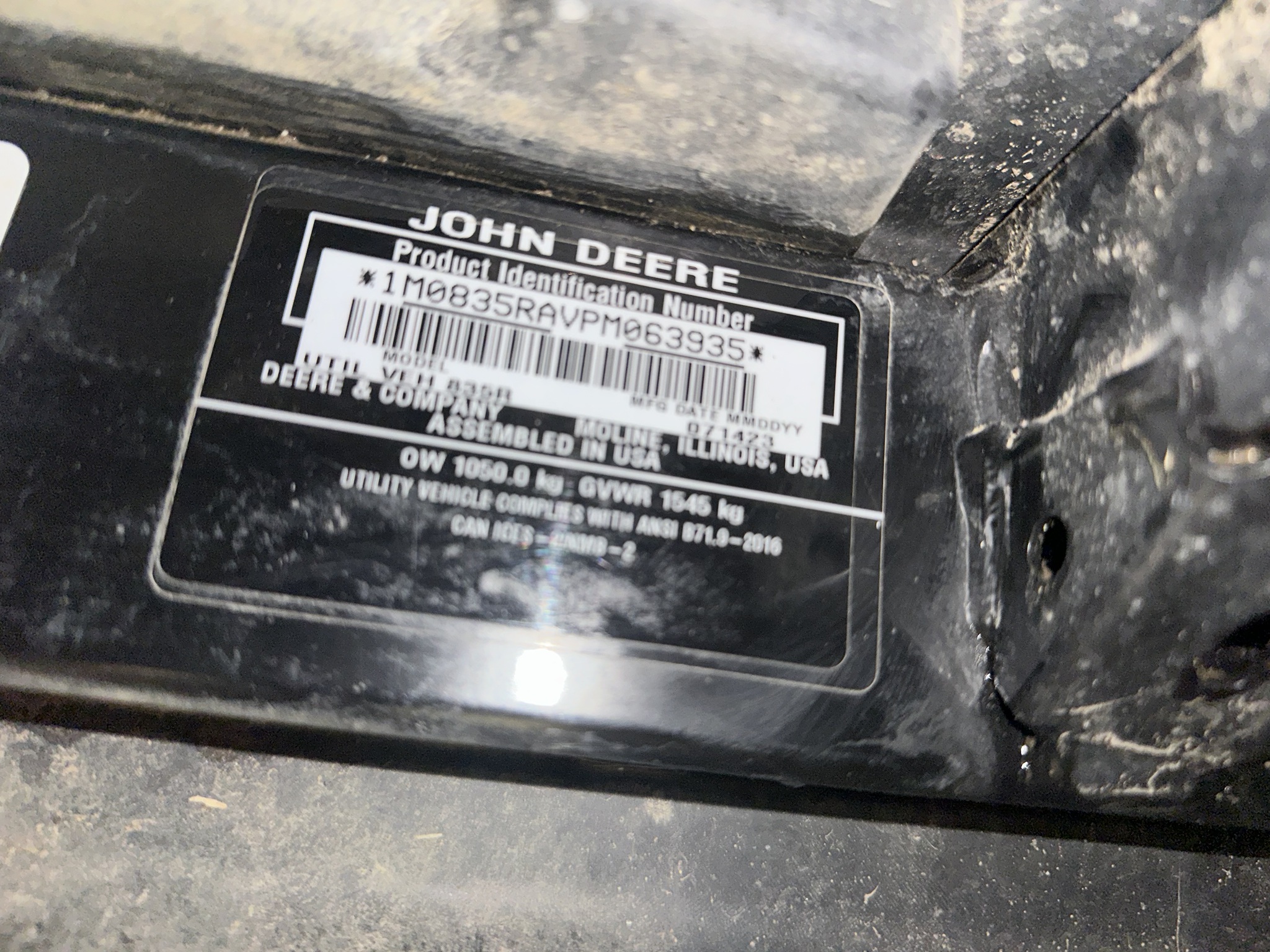 2023 John Deere XUV 835R Image 4