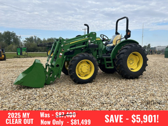  John Deere 5075E Tractor + Loader