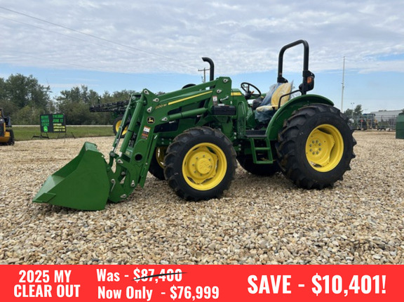 John Deere 5075E Tractor + Loader