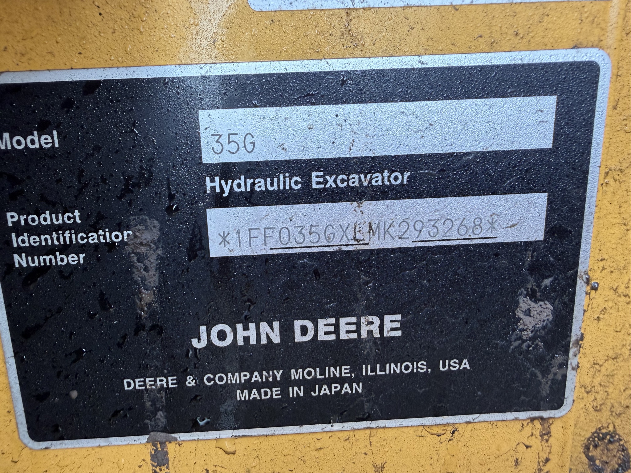  2021 John Deere 35G at Heritage Tractor in Monmouth, IL