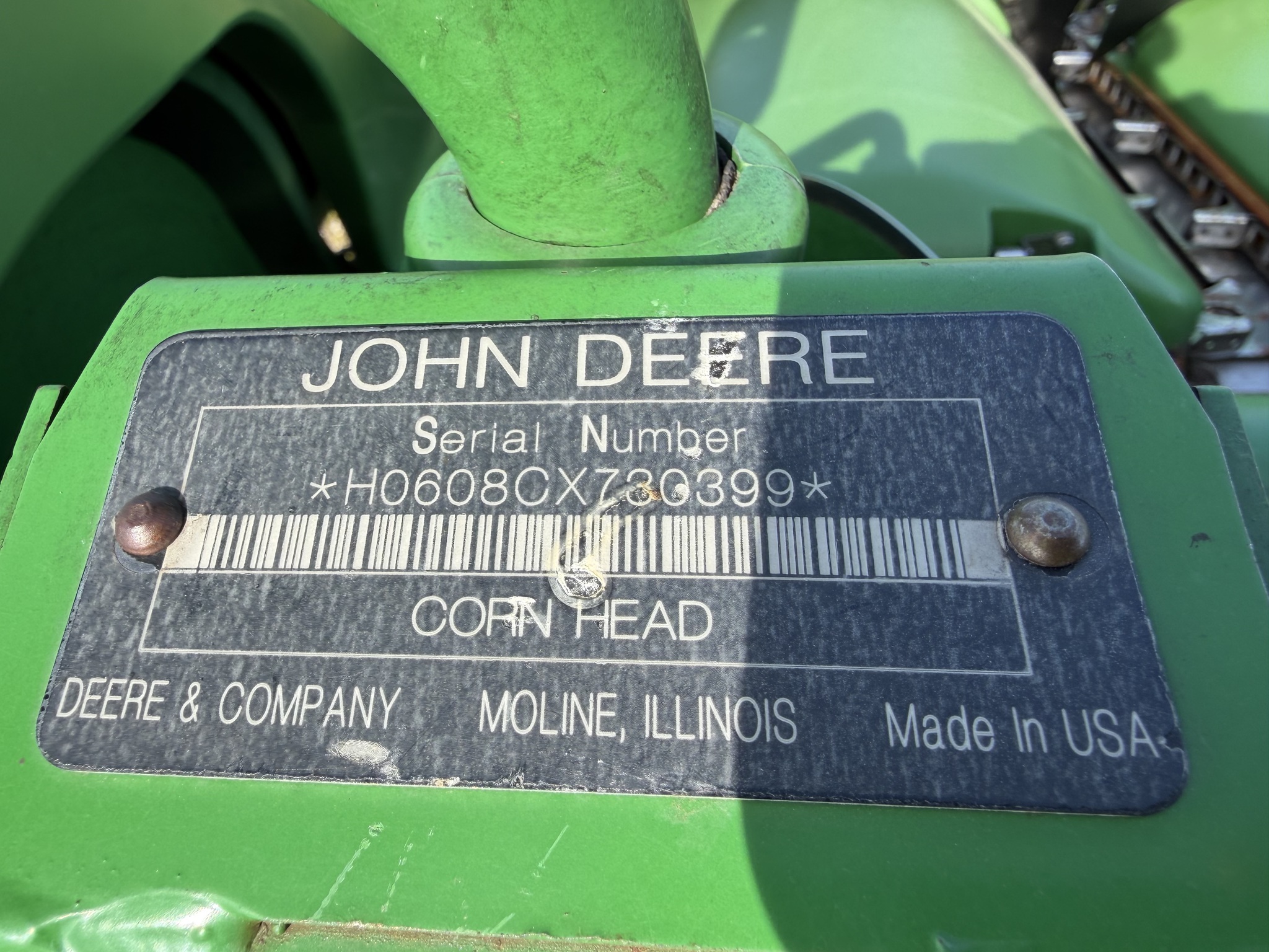  2009 John Deere 608C at Heritage Tractor in Quincy, IL