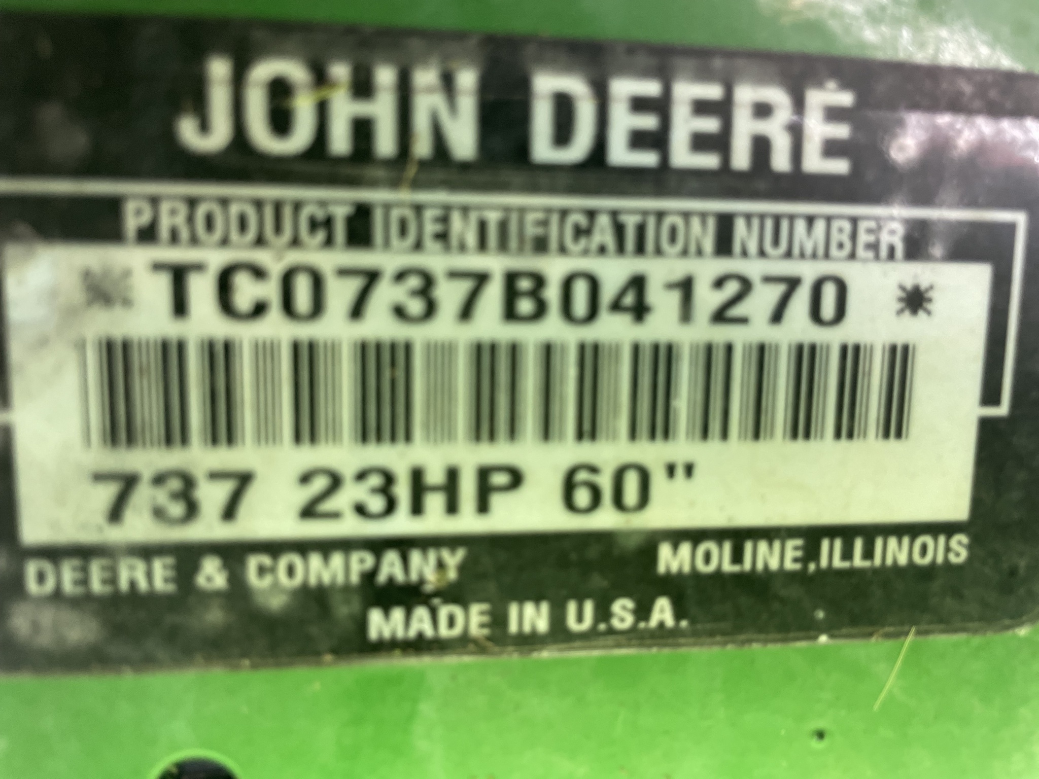 2005 John Deere 737 Image 11
