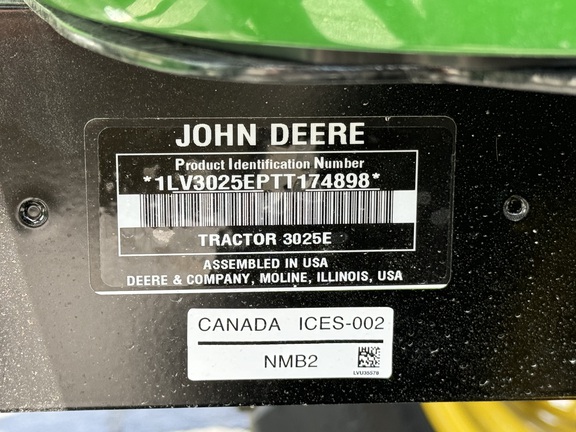 2026 John Deere 3025E