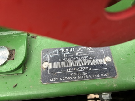 2016 John Deere 630F - Photo21