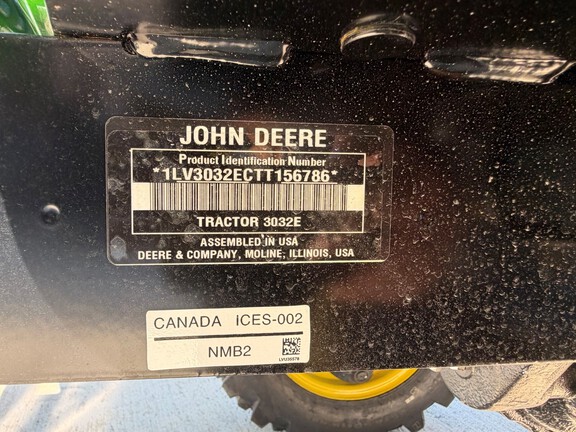 2026 John Deere 3032E