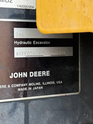2022 John-Deere 26G