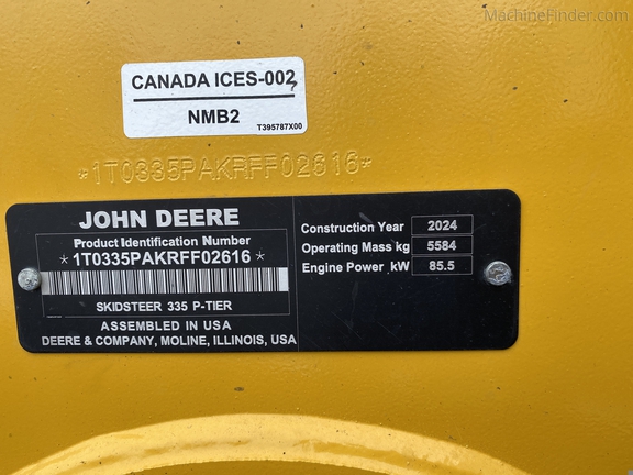 2024 John Deere 335 P
