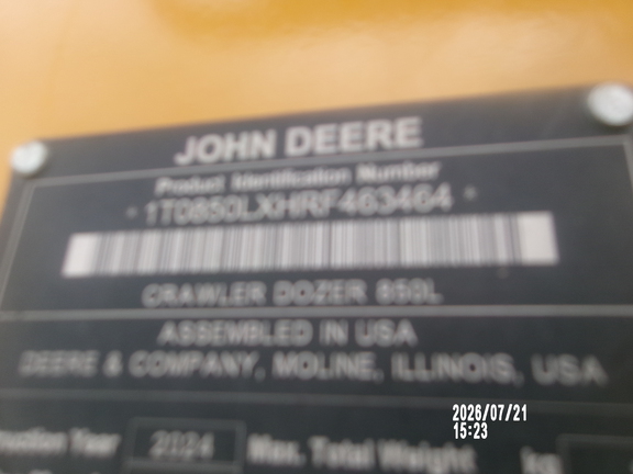 2024 John Deere 850L