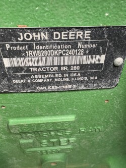 2024 John Deere 8R 280 Image 3