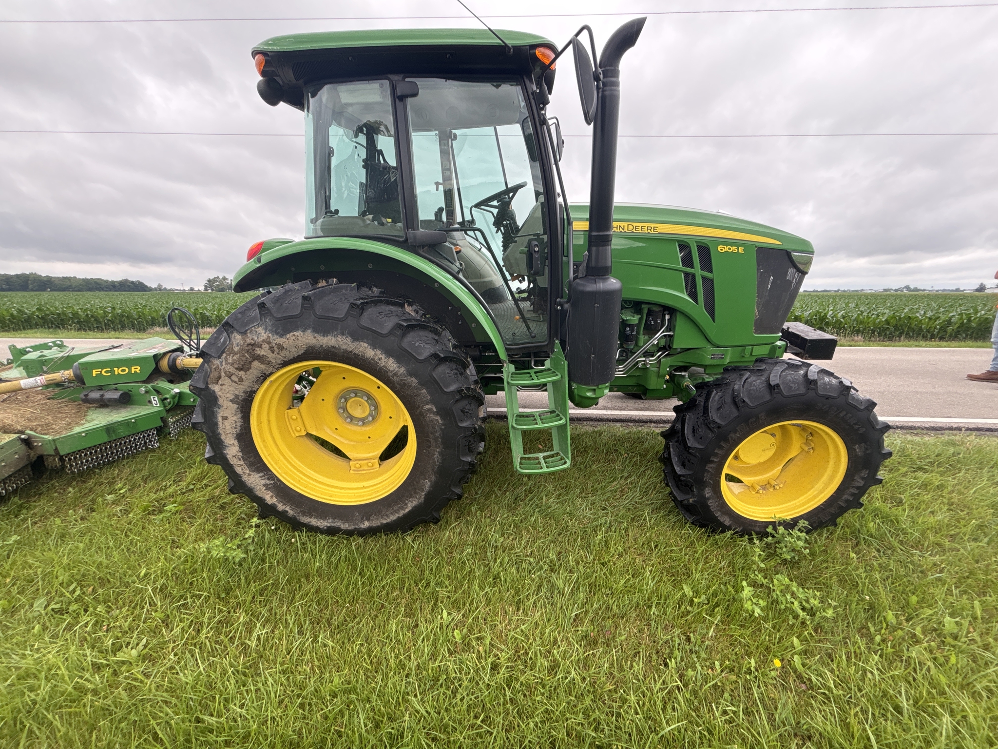 Used 2024 John Deere 6105E Cab Utility Tractors at Koenig Equipment in Greenville, OH - PhotoXL1