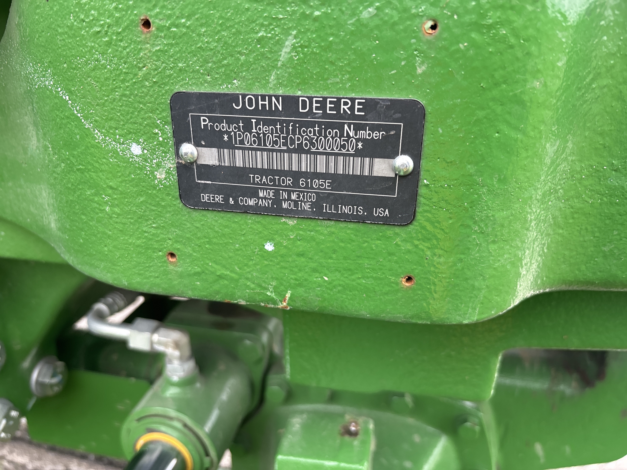 Used 2024 John Deere 6105E Cab Utility Tractors at Koenig Equipment in Greenville, OH - PhotoXL17