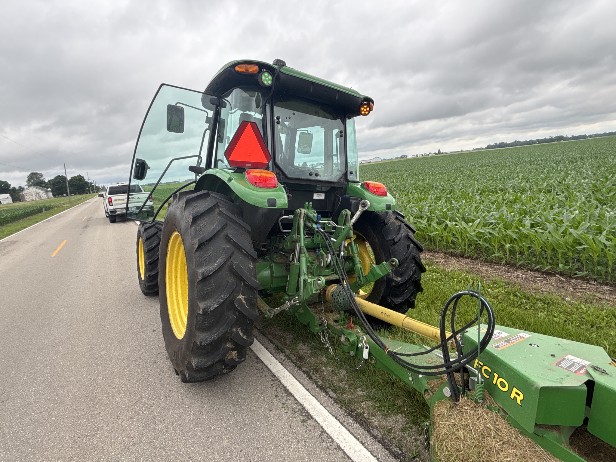 Used 2024 John Deere 6105E Cab Utility Tractors at Koenig Equipment in Greenville, OH - PhotoXL5