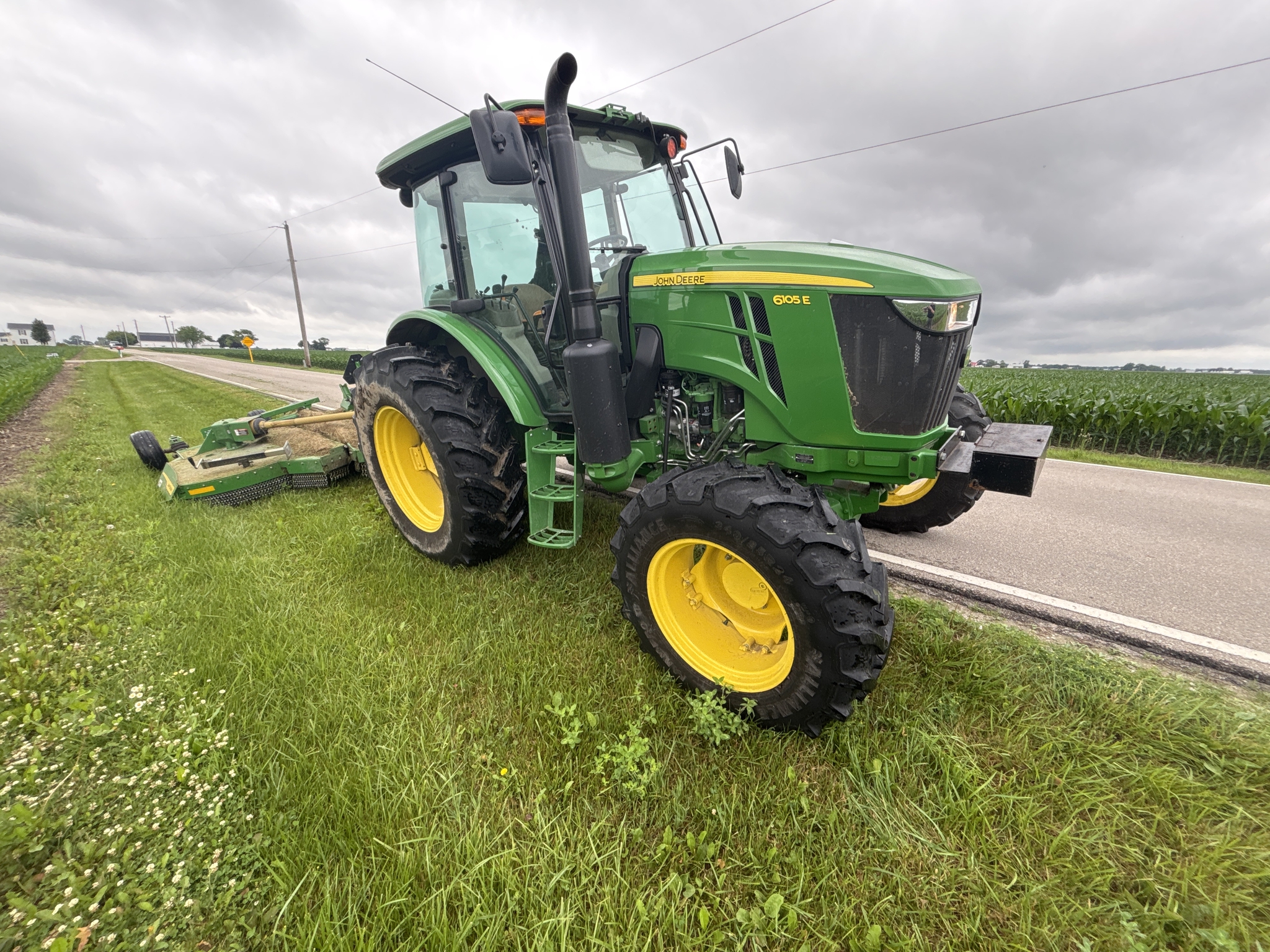 Used 2024 John Deere 6105E Cab Utility Tractors at Koenig Equipment in Greenville, OH - PhotoXL0
