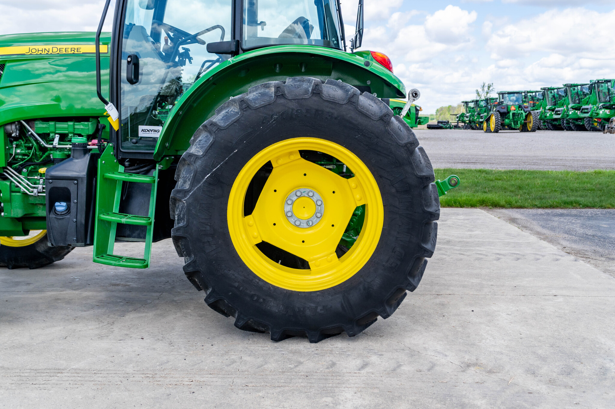 Used 2024 John Deere 6105E Cab Utility Tractors at Koenig Equipment in Greenville, OH - PhotoXL8
