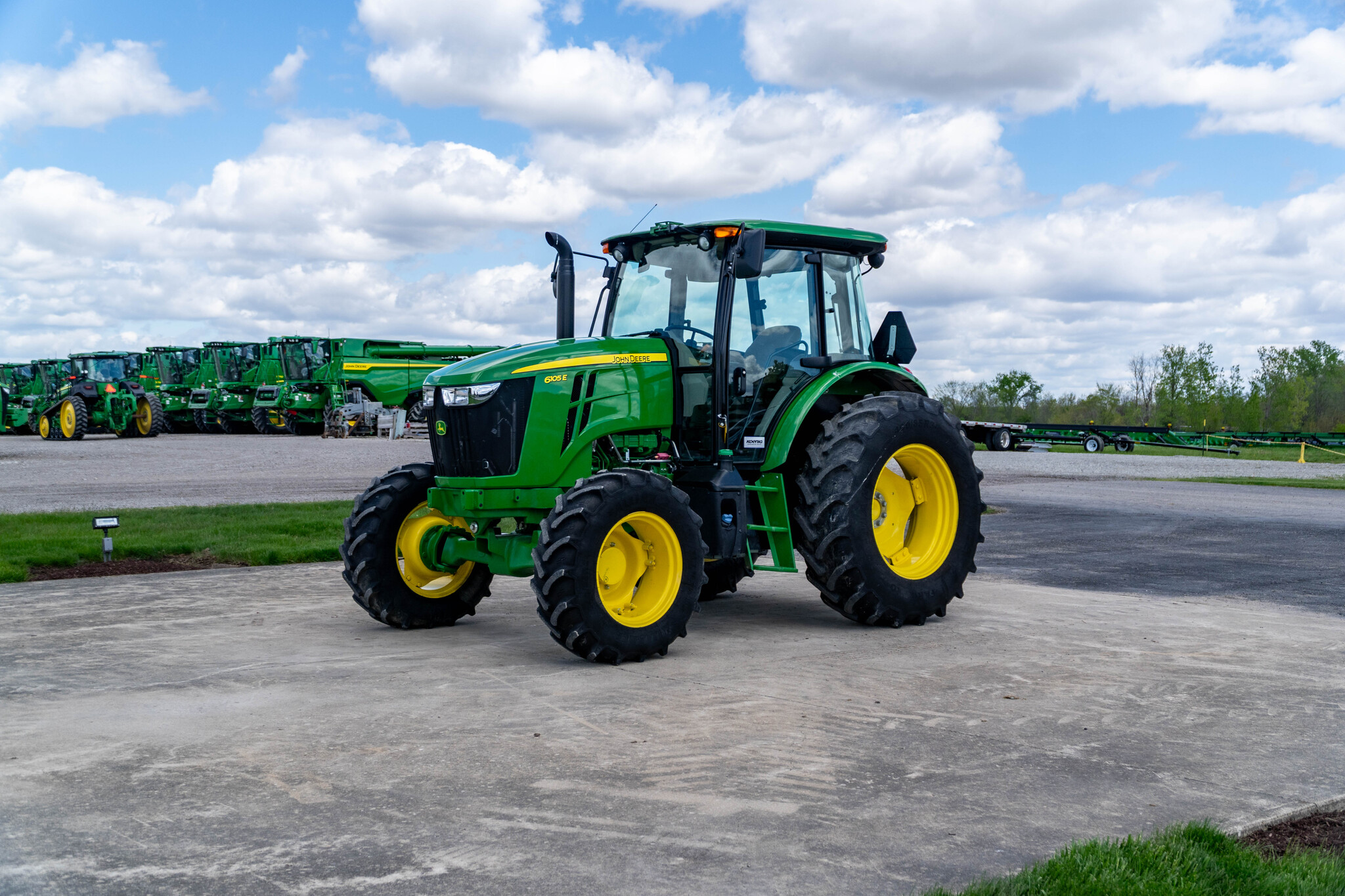 Used 2024 John Deere 6105E Cab Utility Tractors at Koenig Equipment in Greenville, OH - PhotoXL0