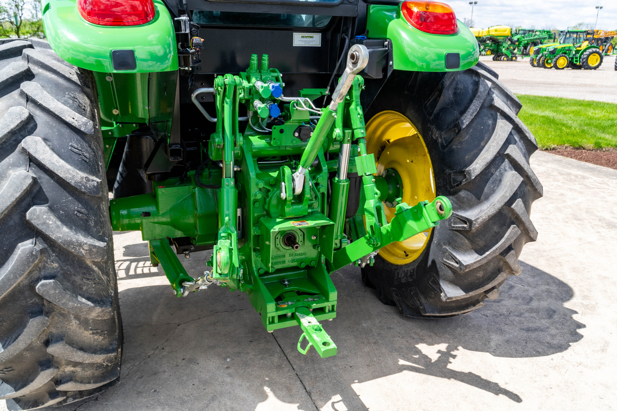 Used 2024 John Deere 6105E Cab Utility Tractors at Koenig Equipment in Greenville, OH - PhotoXL16