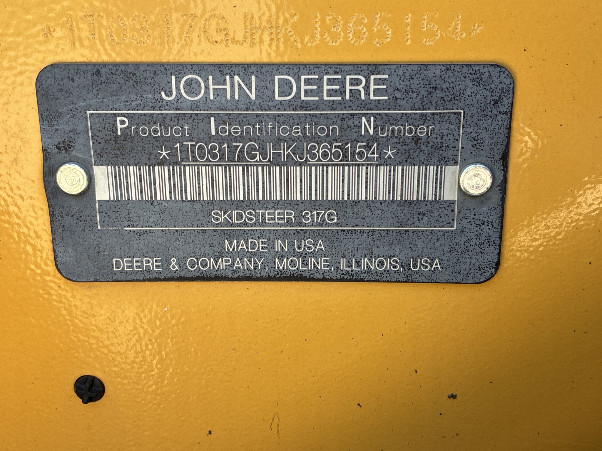 2019 John Deere 317G Image 23