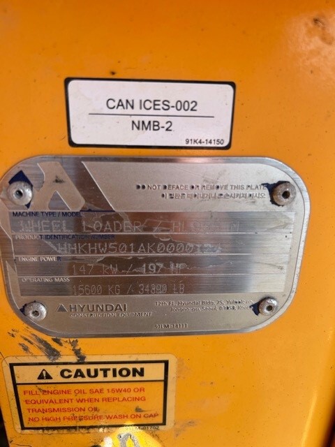 2021 Hyundai HL955TM Image 7