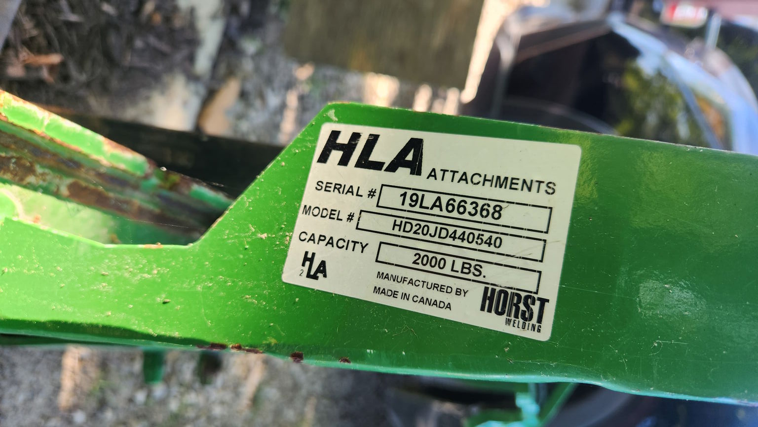 2019 Horst HD20JD440540 Image 1