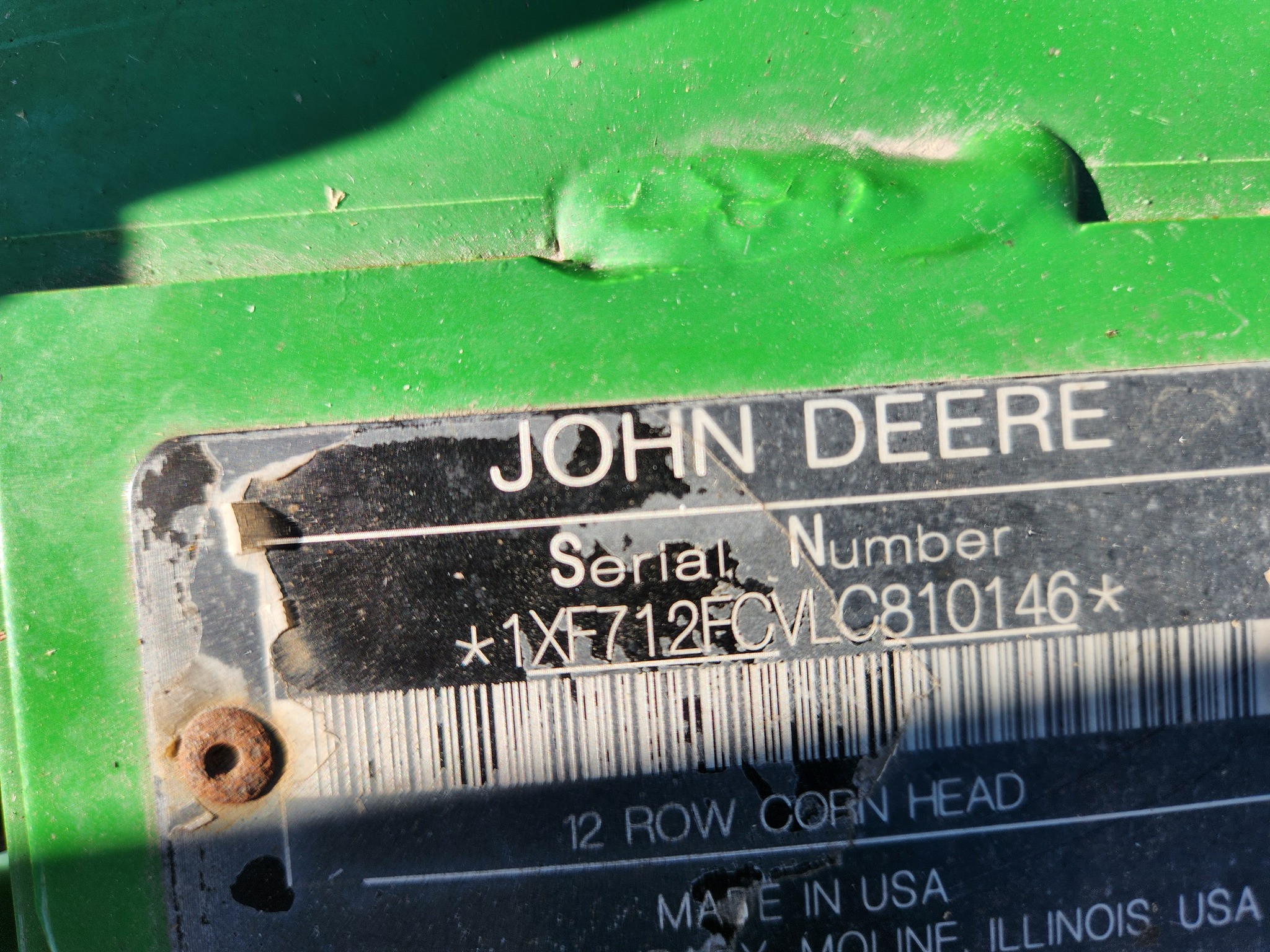 2020 John Deere 712FC at Heritage Tractor in Kewanee, IL