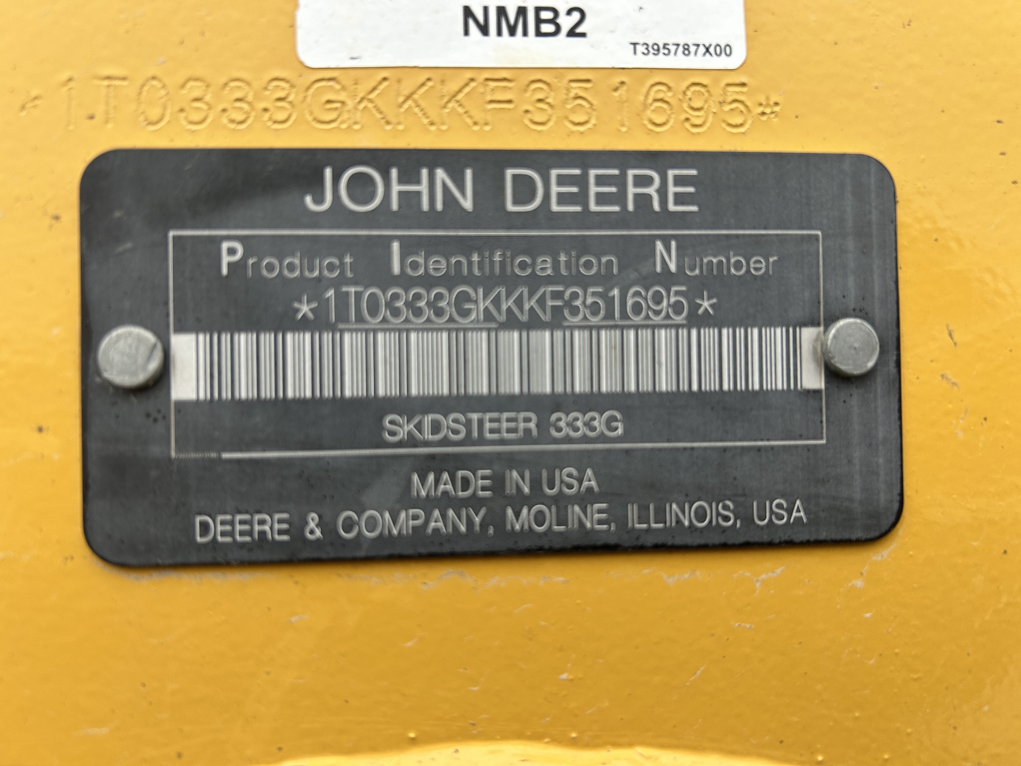 2019 John Deere 333G at Heritage Tractor in Adrian, MO