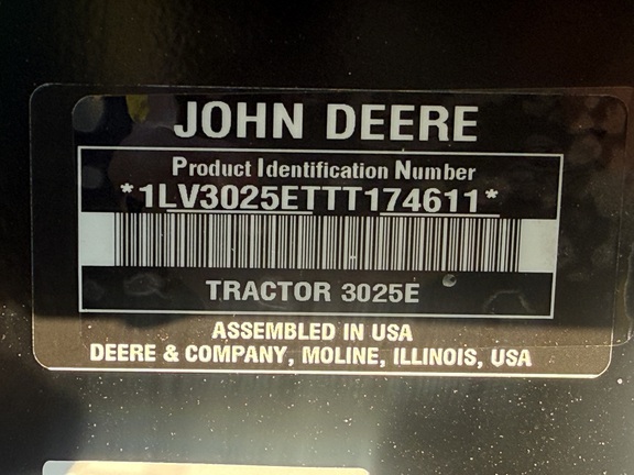 2026 John Deere 3025E