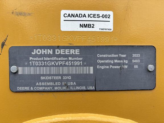 John Deere 331G | 4re Equipment | John Deere 331G