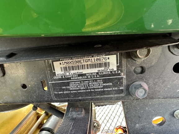 Photo of 2016 John Deere X590