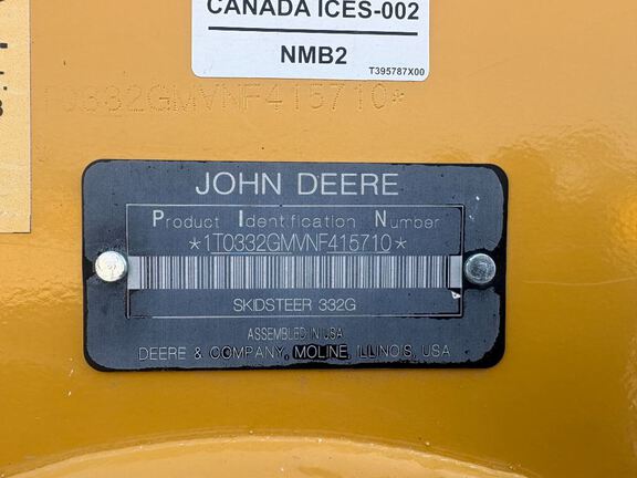 2022 John Deere 332G