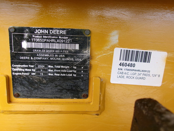 2024 John Deere 650 P