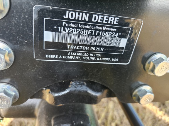 2026 John Deere 2025R