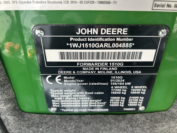 2025 John Deere 1510G