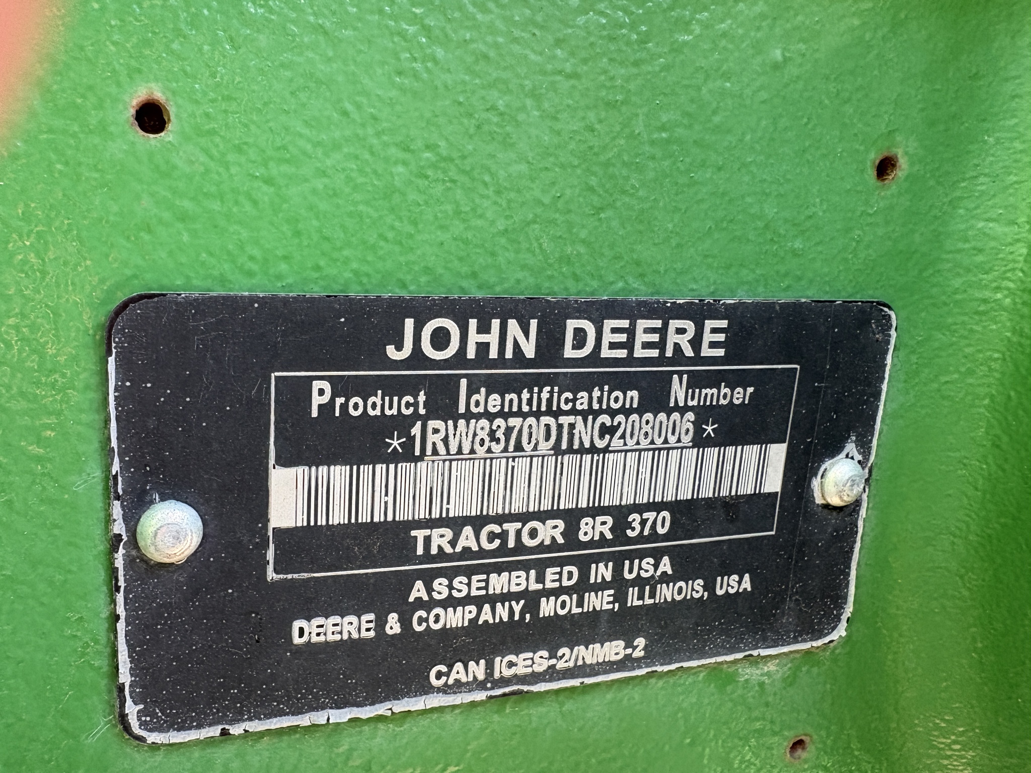 2022 John Deere 8R 370 Image 30