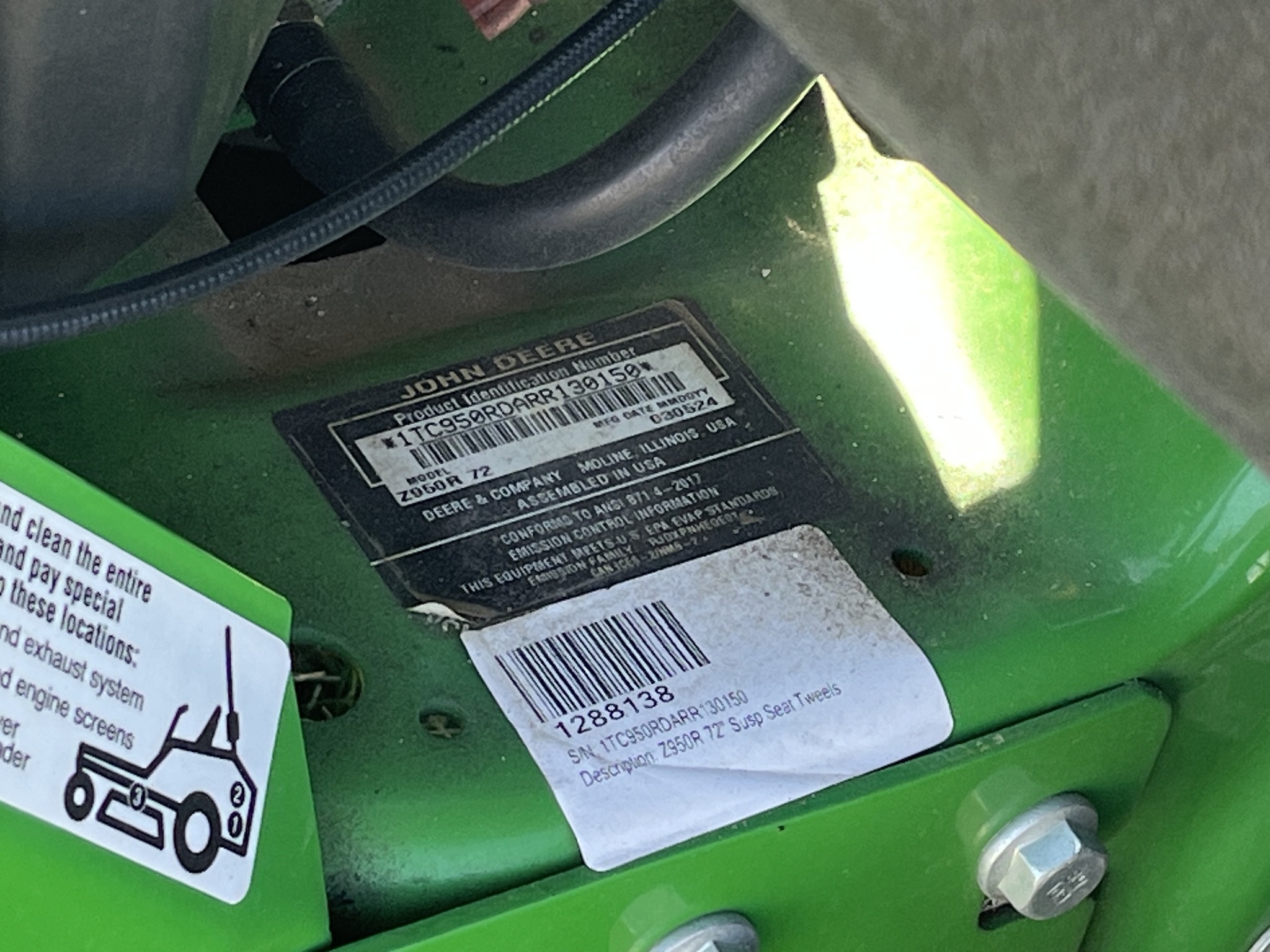 2024 John Deere Z950R Image 11