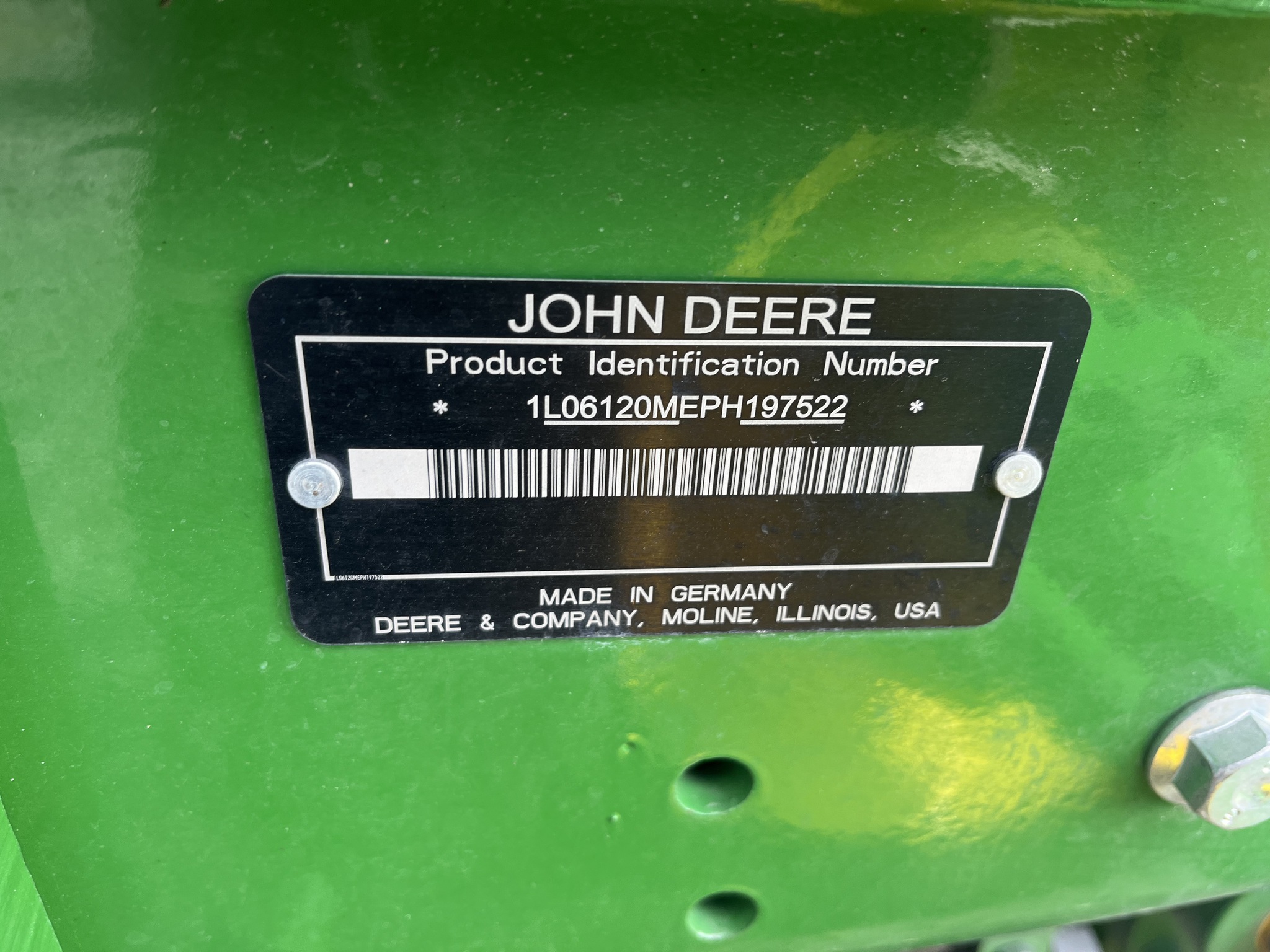 2023 John Deere 6120M Image 8
