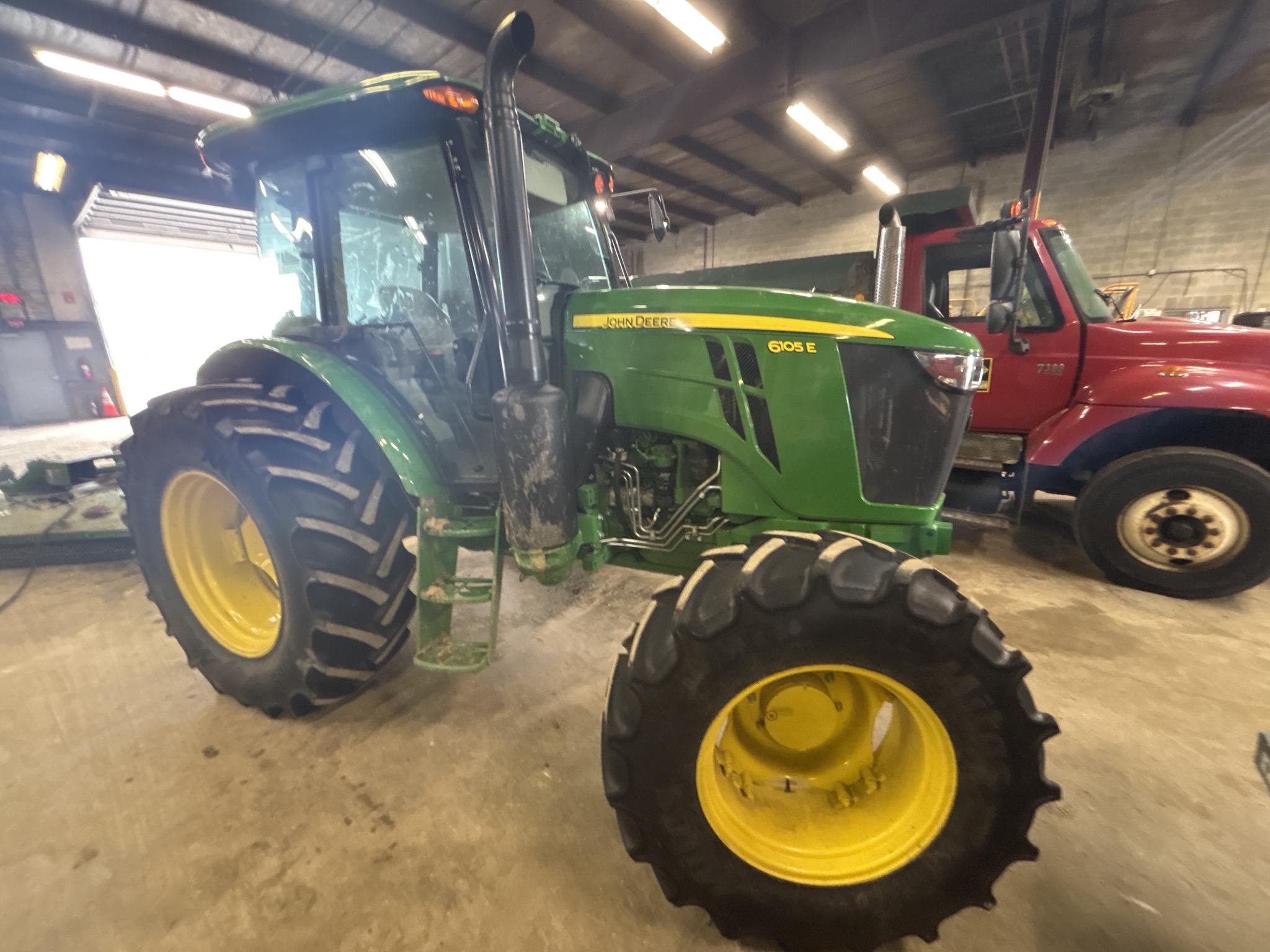 Used 2024 John Deere 6105E Cab Utility Tractors at Koenig Equipment in Greenville, OH - PhotoXL0