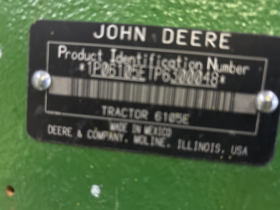 Used 2024 John Deere 6105E Cab Utility Tractors at Koenig Equipment in Greenville, OH - Photo24