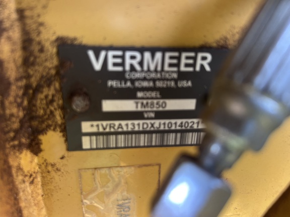 2018 Vermeer TM850 Photo 8
