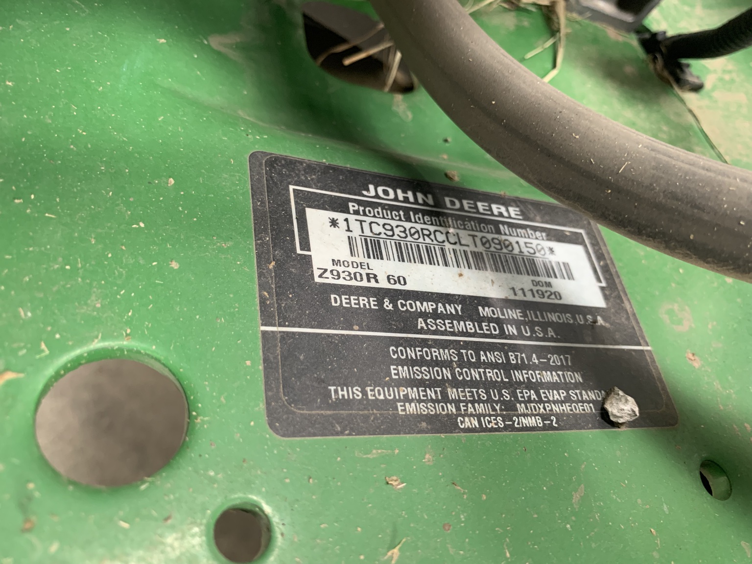  2021 John Deere Z930R at Heritage Tractor in Pittsburg, KS