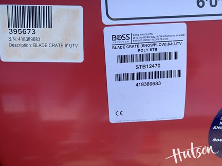 Photo of 2025 Boss STB12470 & STB12070