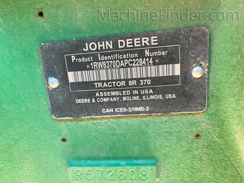 2023 John Deere 8R 370 Image 15