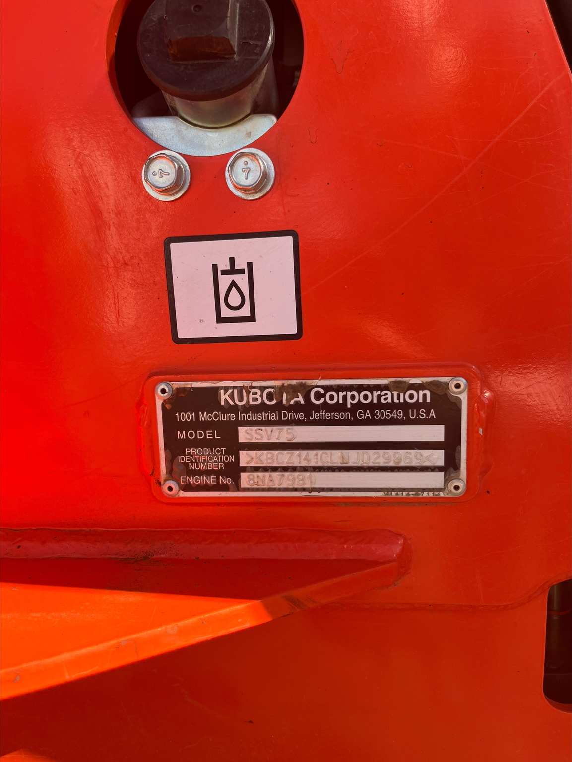 2022 Kubota SSV75 Image 15