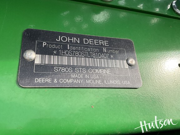 Photo of 2020 John Deere S780