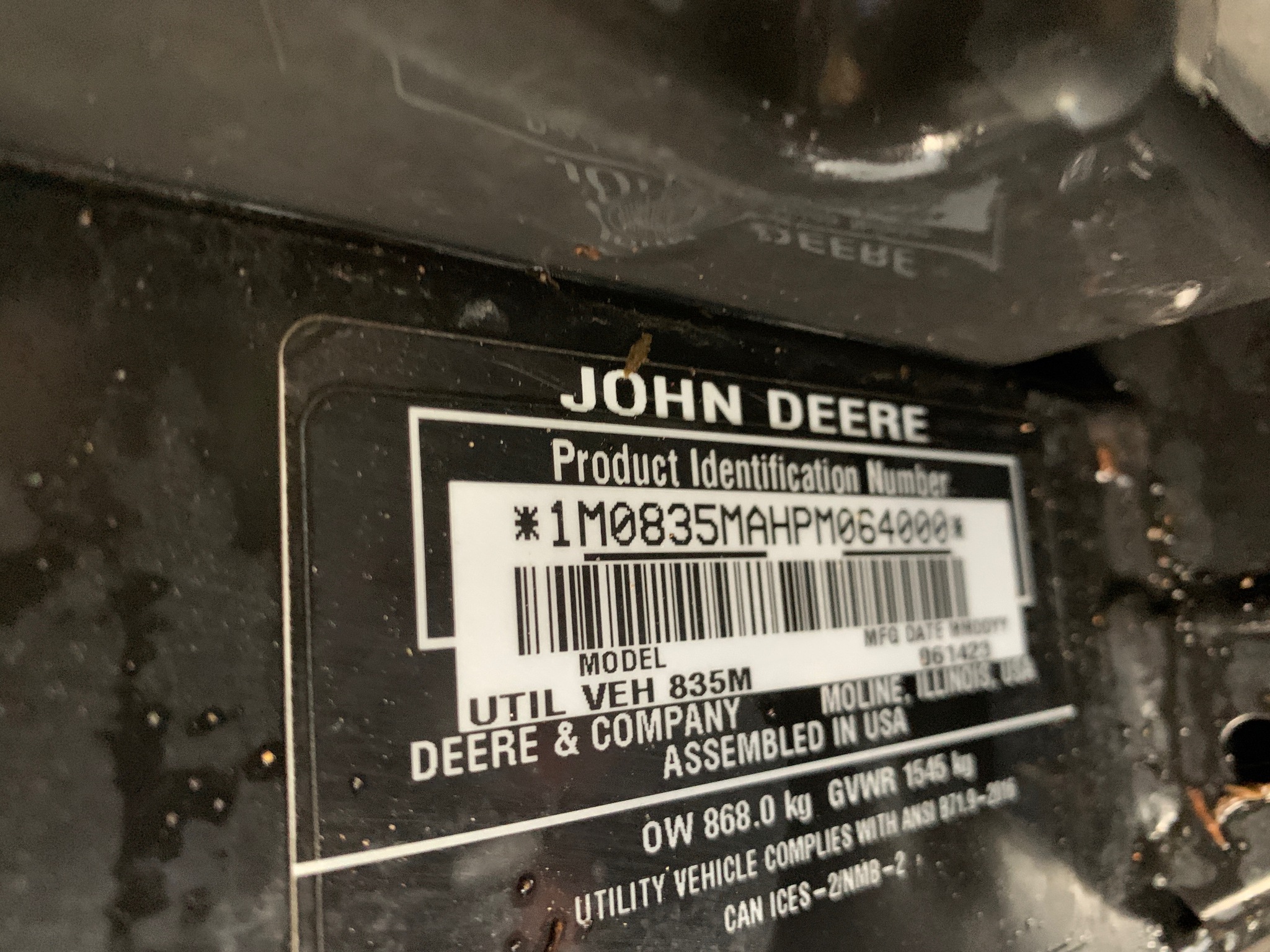  2023 John Deere XUV 835M at Heritage Tractor in Lamar, MO