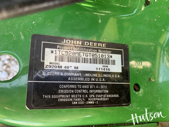 Photo of 2017 John Deere Z920M